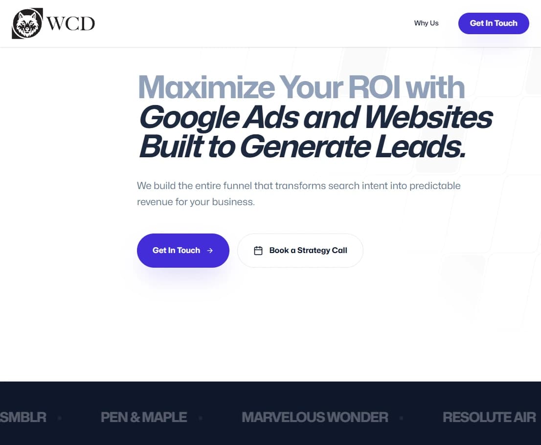 Wolf Creek Digital website